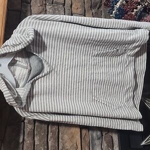 Gap Striped Hoodie Sz L